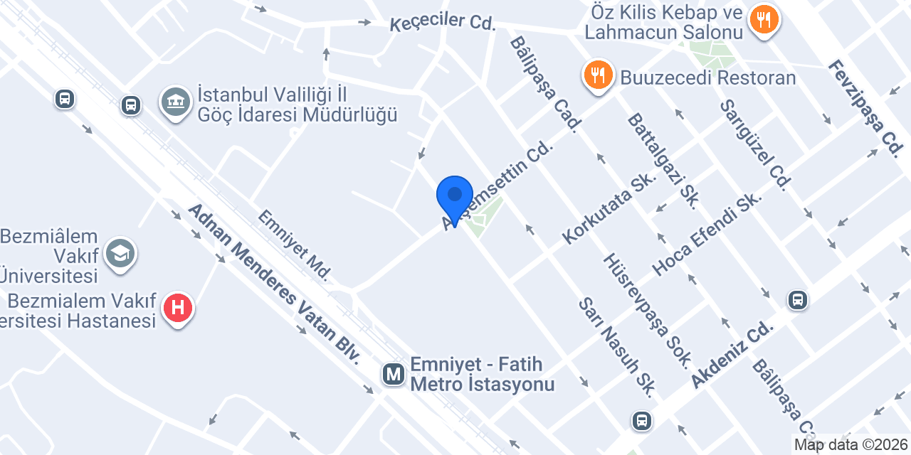 Levent Optik konumu