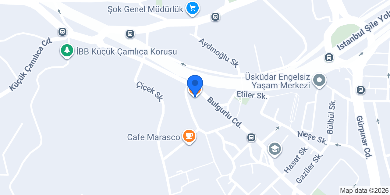 Meet 2 Talk Cafe Çamlıca konumu