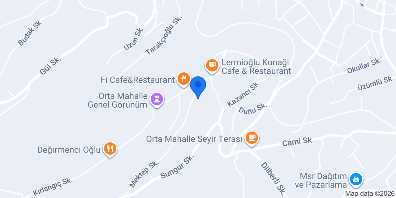 Kuzum Et Lokantası konumu