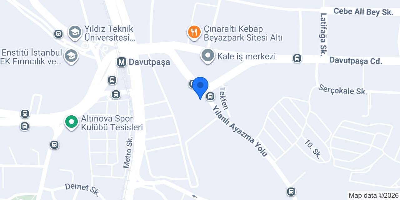 BENTAŞ A.Ş. konumu