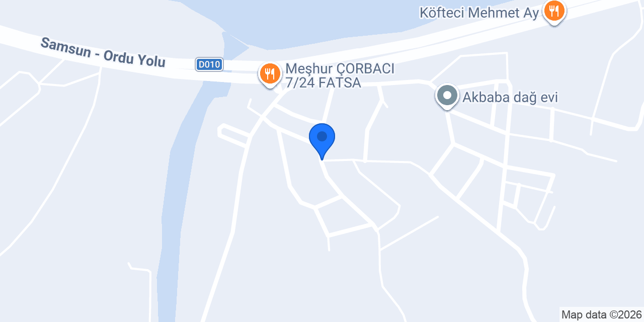 Bağ bahçe cafe restoran konumu
