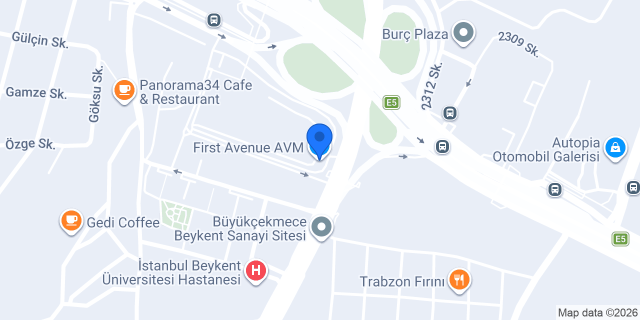 First Avenue AVM konumu