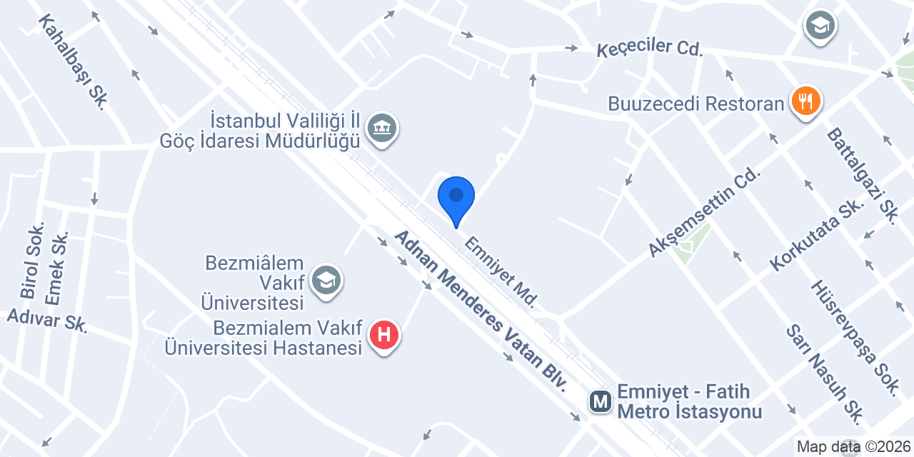 Uluslararası Polis Birliği İstanbul Şube Başkanlığı konumu