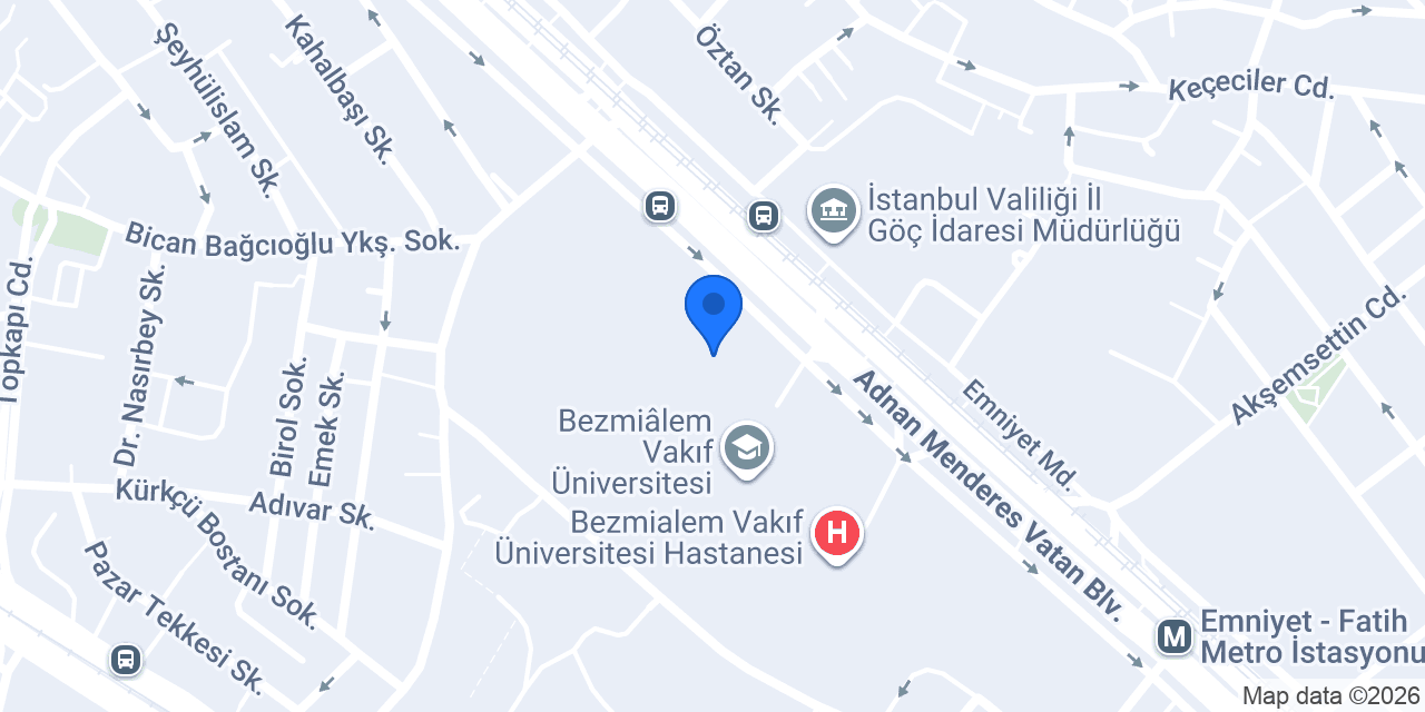 Prof. Dr. Orhan ÖZTURAN konumu