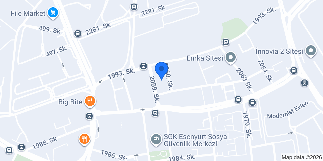 Lale Sürücü Kursu Esenyurt Şubesi konumu