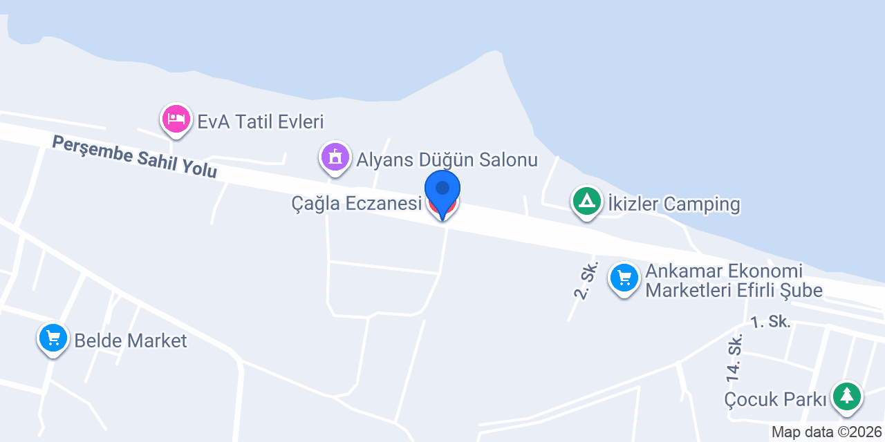 Çağla Eczanesi konumu