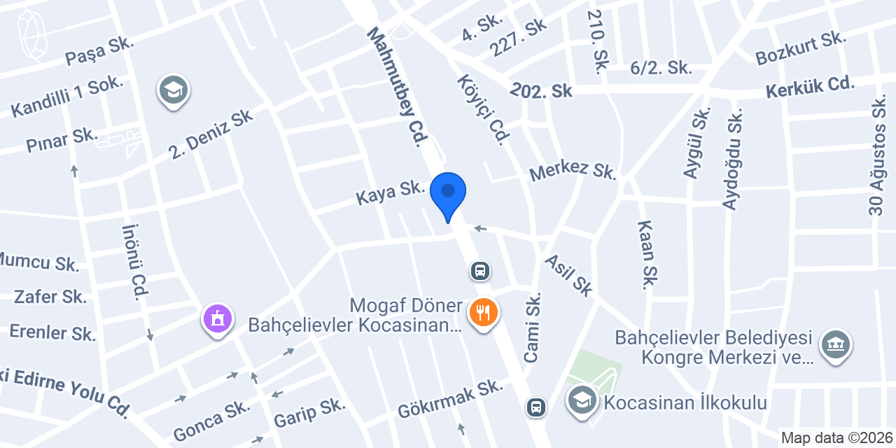 Zirve Pastanesi konumu