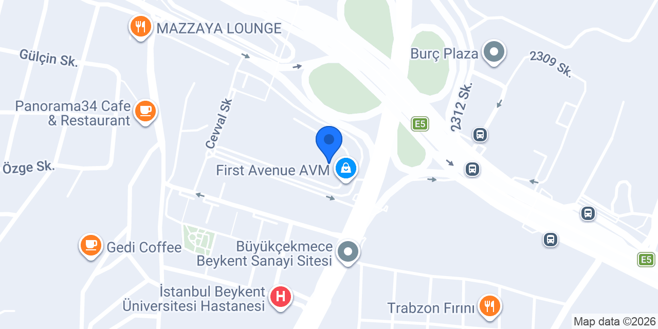 BCT Garage First Avenue Avm konumu