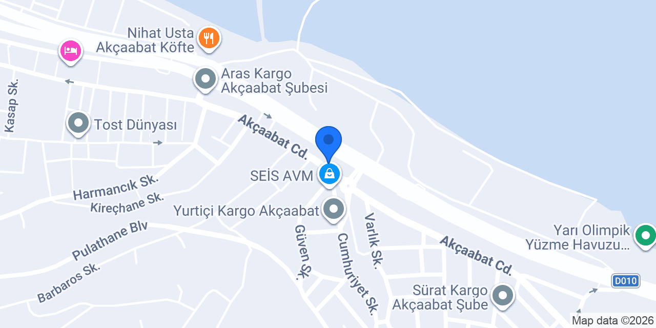 Kral Döner Akçaabat konumu