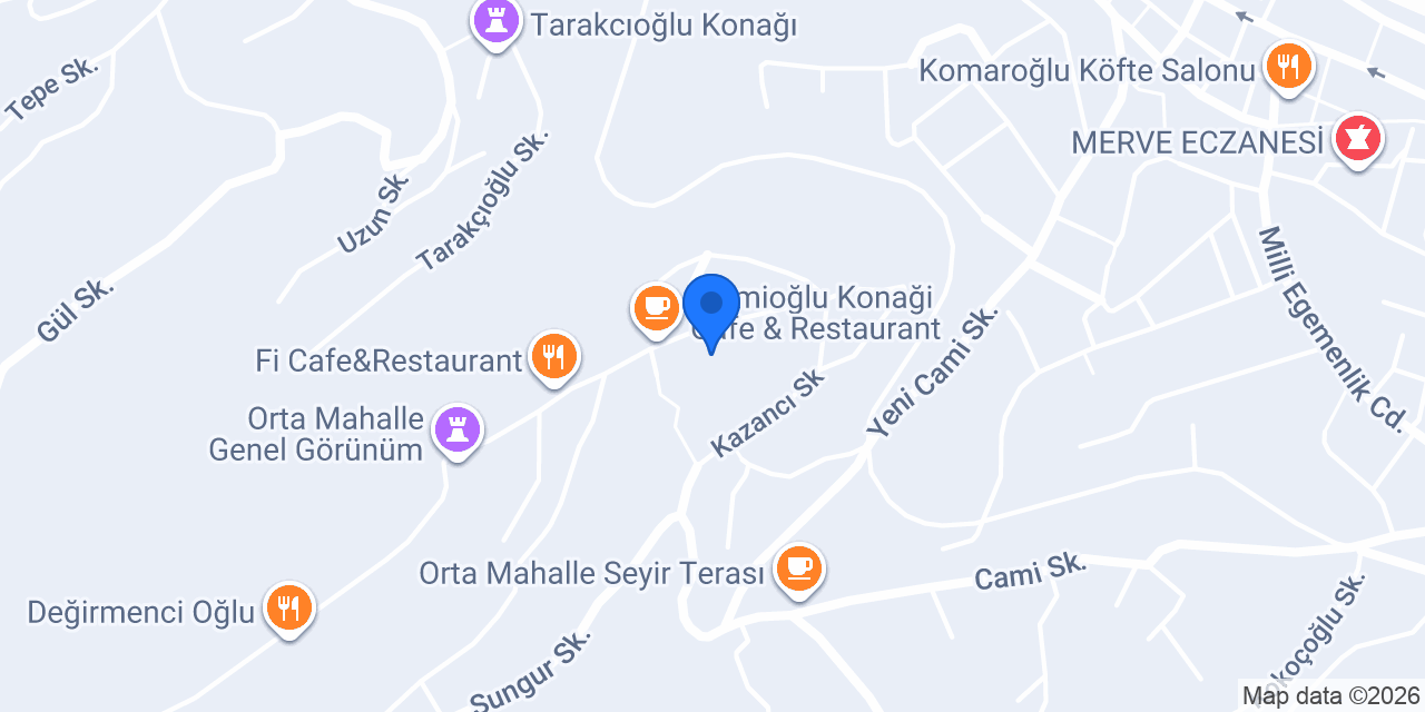 Kanoglu Konağı Butik Otel konumu