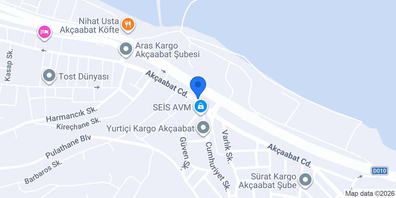 Mevsim Çiçekçilik Trabzon konumu