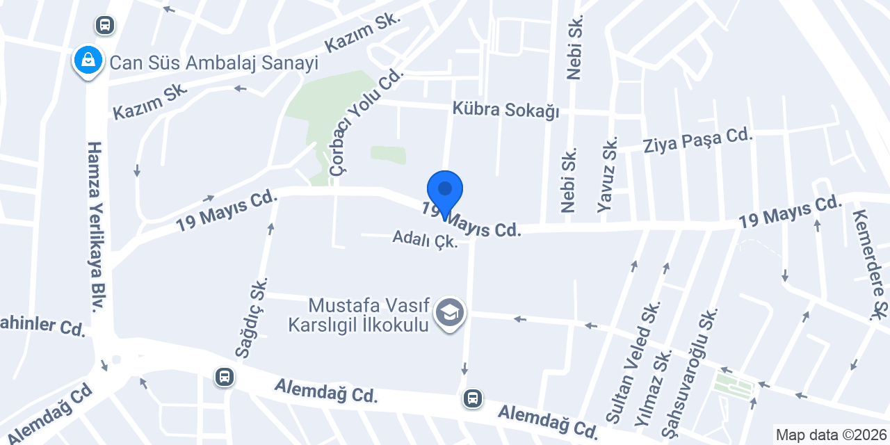 Tadım Dondurma konumu