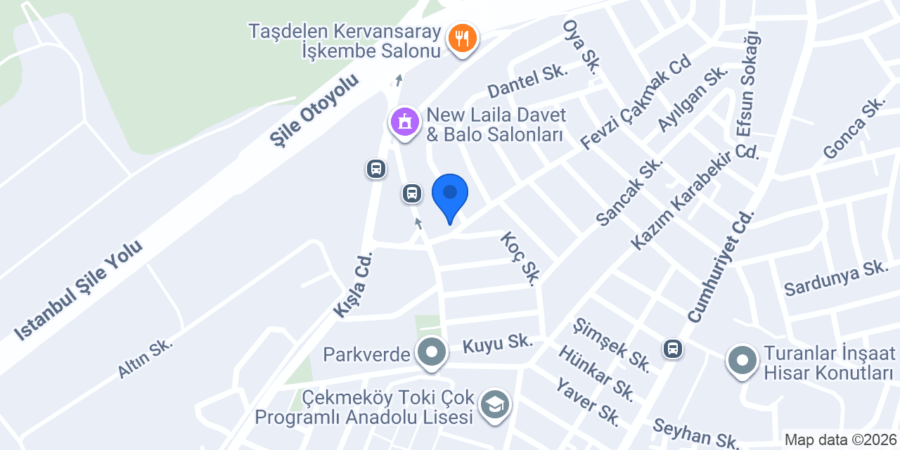 Cam Turizm konumu