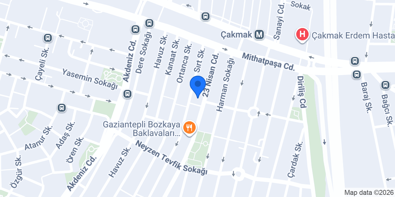 Kaçkar Unlu Mamülleri konumu
