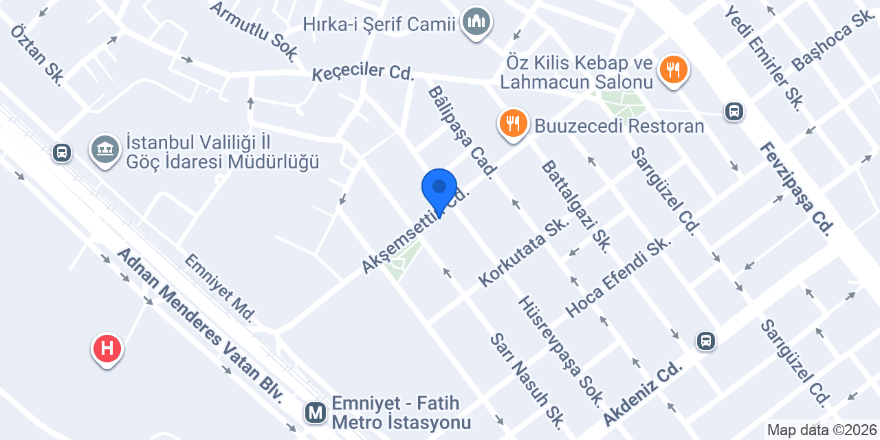 Domino's Pizza Fatih konumu