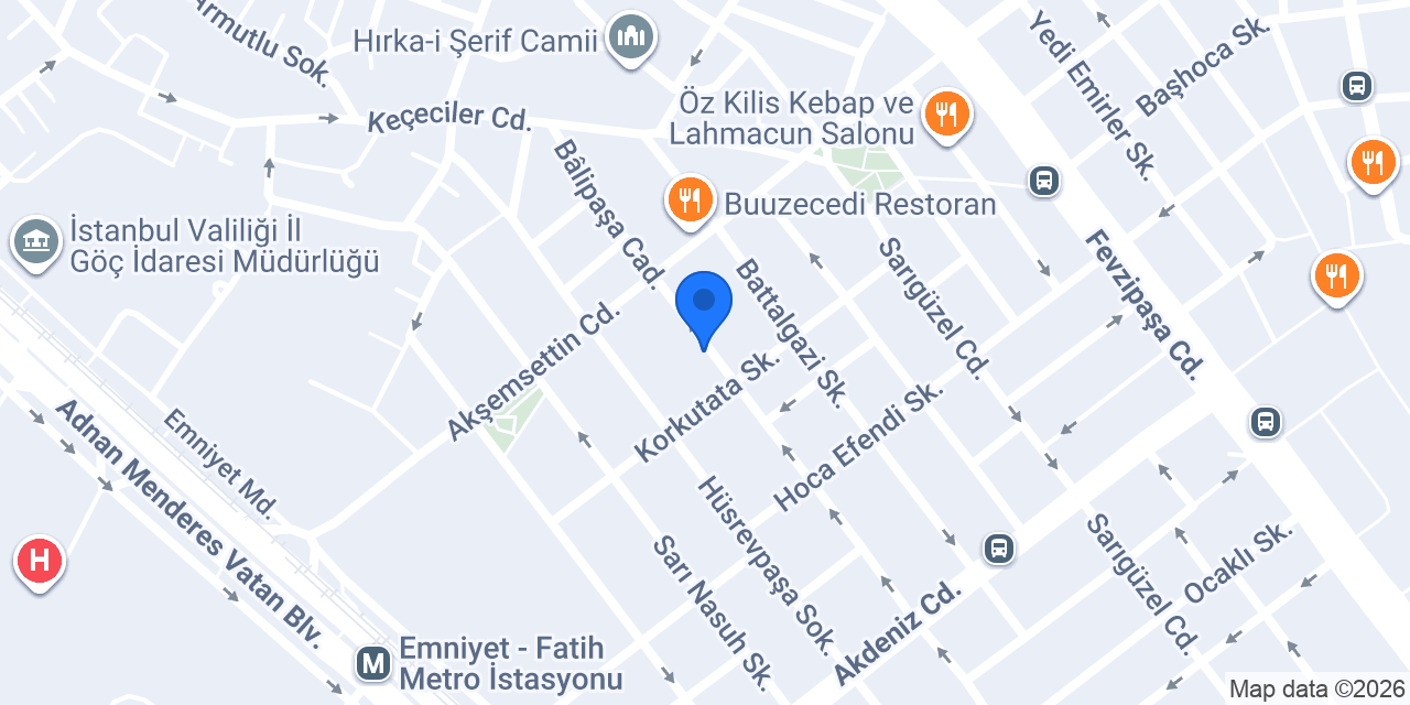 Şanlı Emlak konumu
