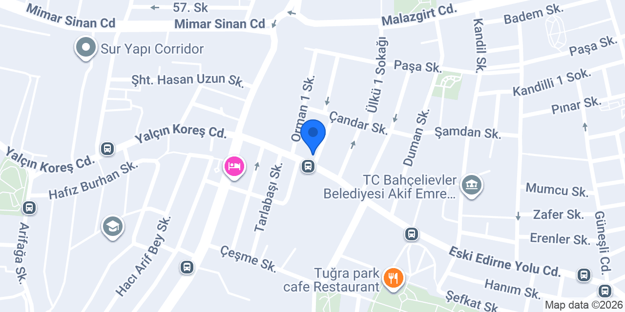 Büşra Çetin Coiffeur konumu
