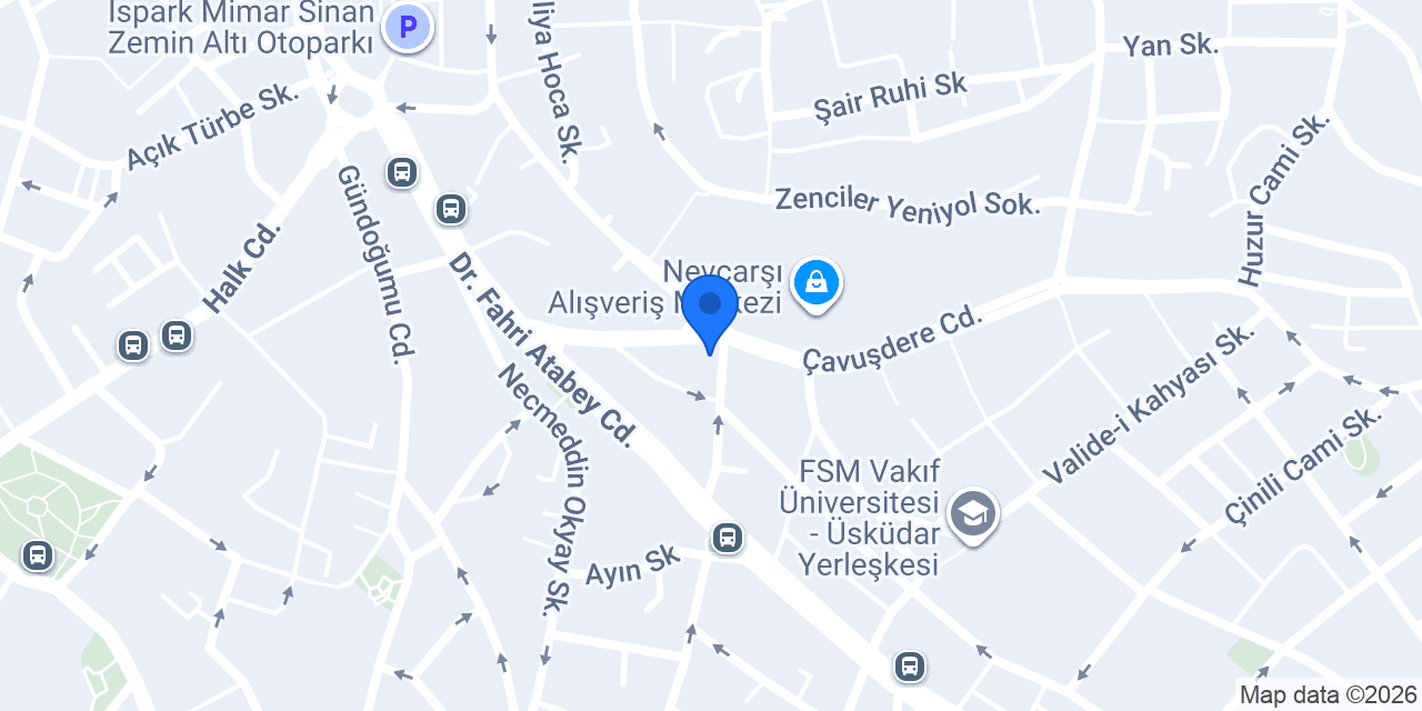 Sağyıldırım Sürücü Kursu konumu