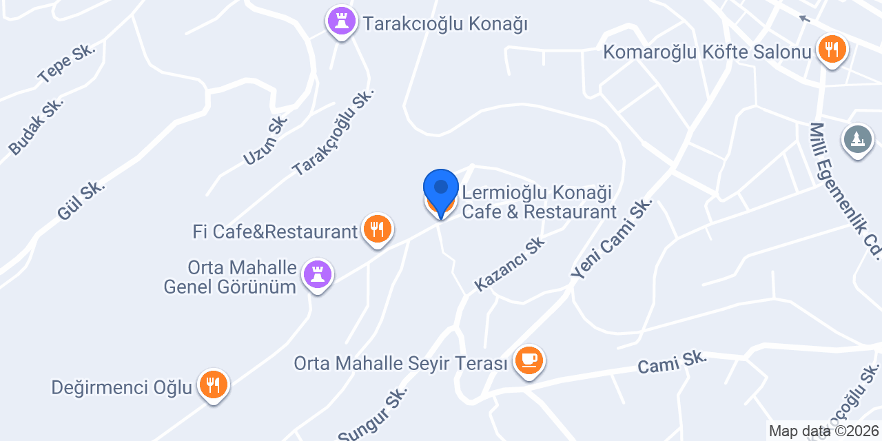 Lermioğlu Konaği Cafe & Restaurant konumu