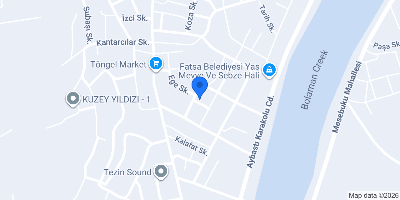 Fatsa Kurtuluş Anaokulu konumu