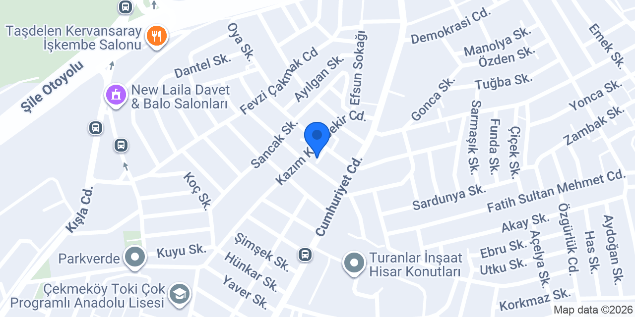 SHK MİMARLIK konumu