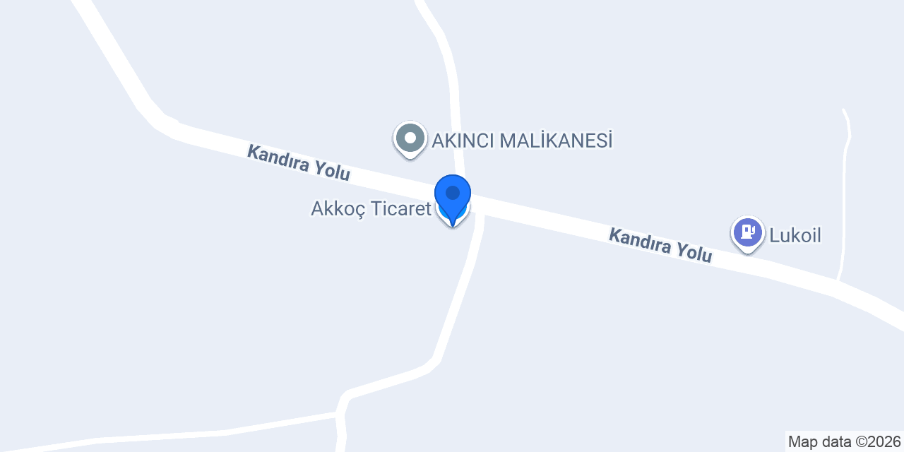 Akkoç Ticaret konumu