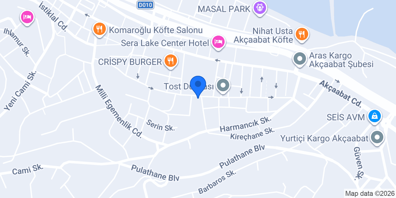 Örnek Kuru Temizleme konumu