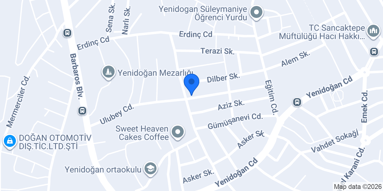 İMKA Alüminyum konumu