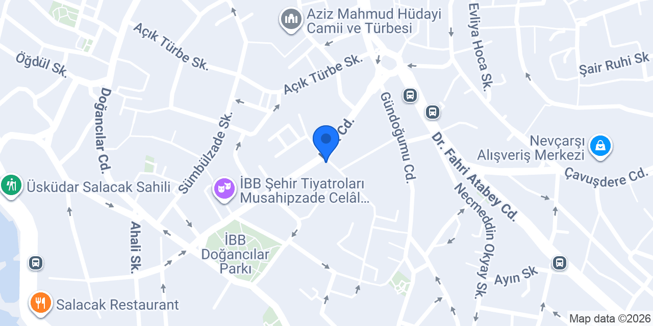 Öztürk Kardeşler Berber konumu