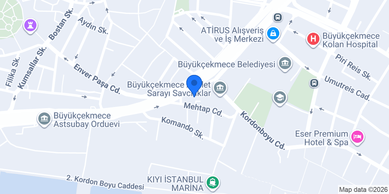 Çelik Hukuk Bürosu konumu