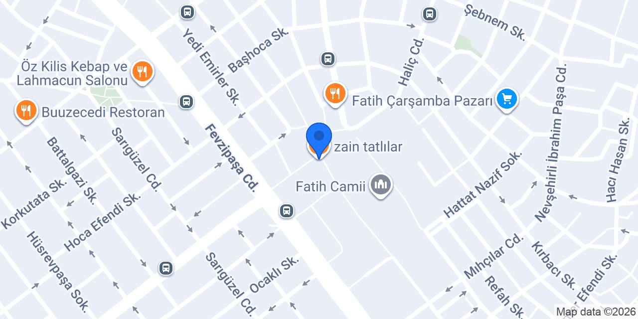 zain tatlılar konumu