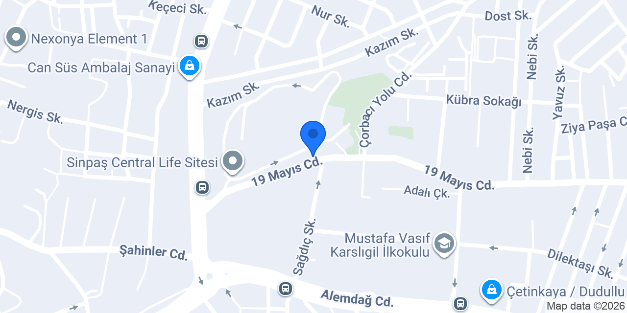 Almina Pasta Cafe konumu