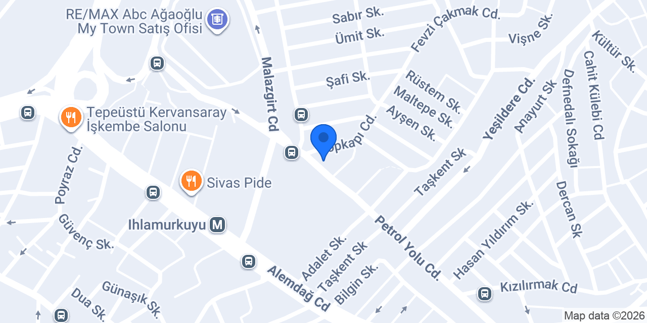 Akbaşoğlu Börek & Pide Salonu konumu