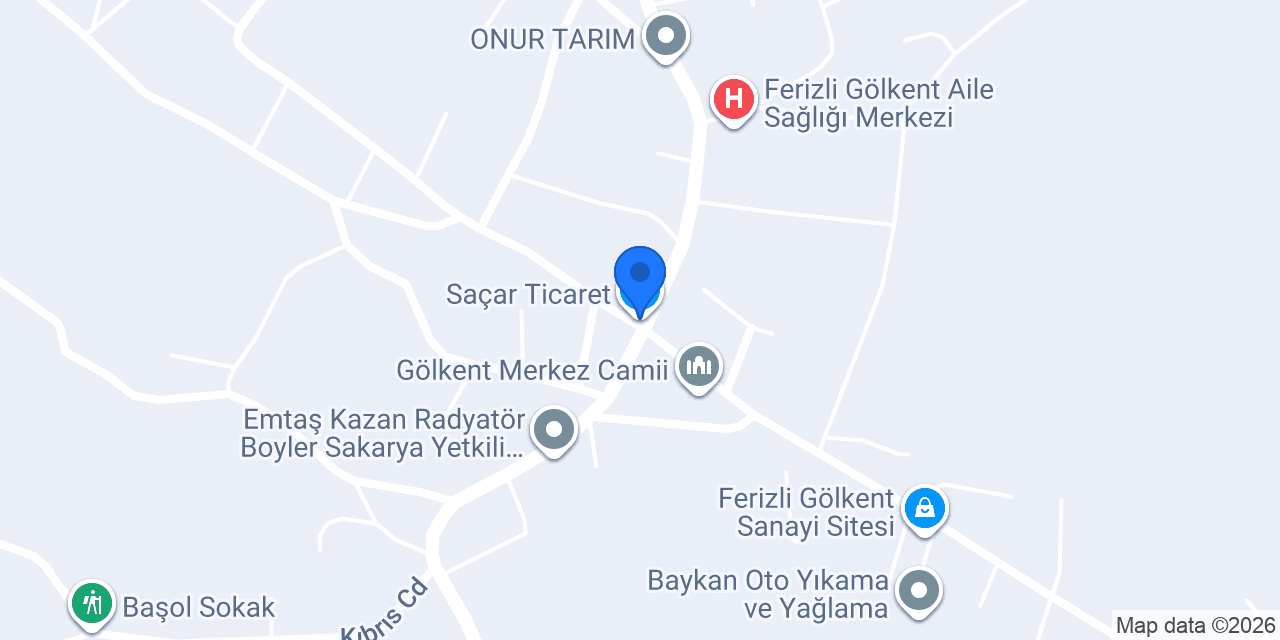Saçar Ticaret konumu