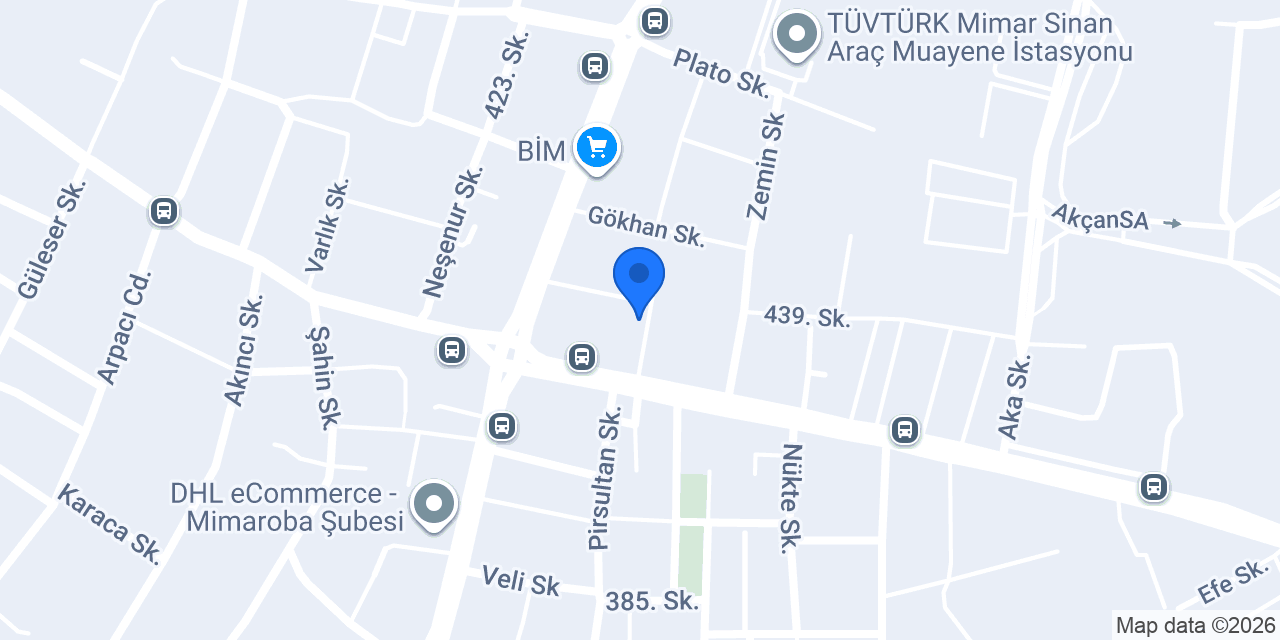Ebru Çılgın Bayan Kuaförü konumu