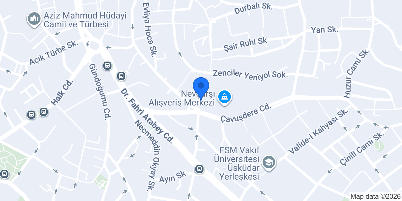 Atölye Üsküdar konumu