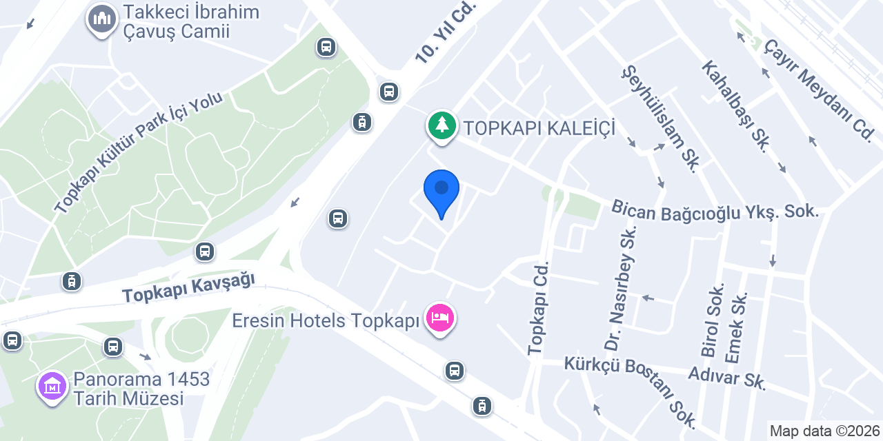 GARAJ TOPKAPI konumu