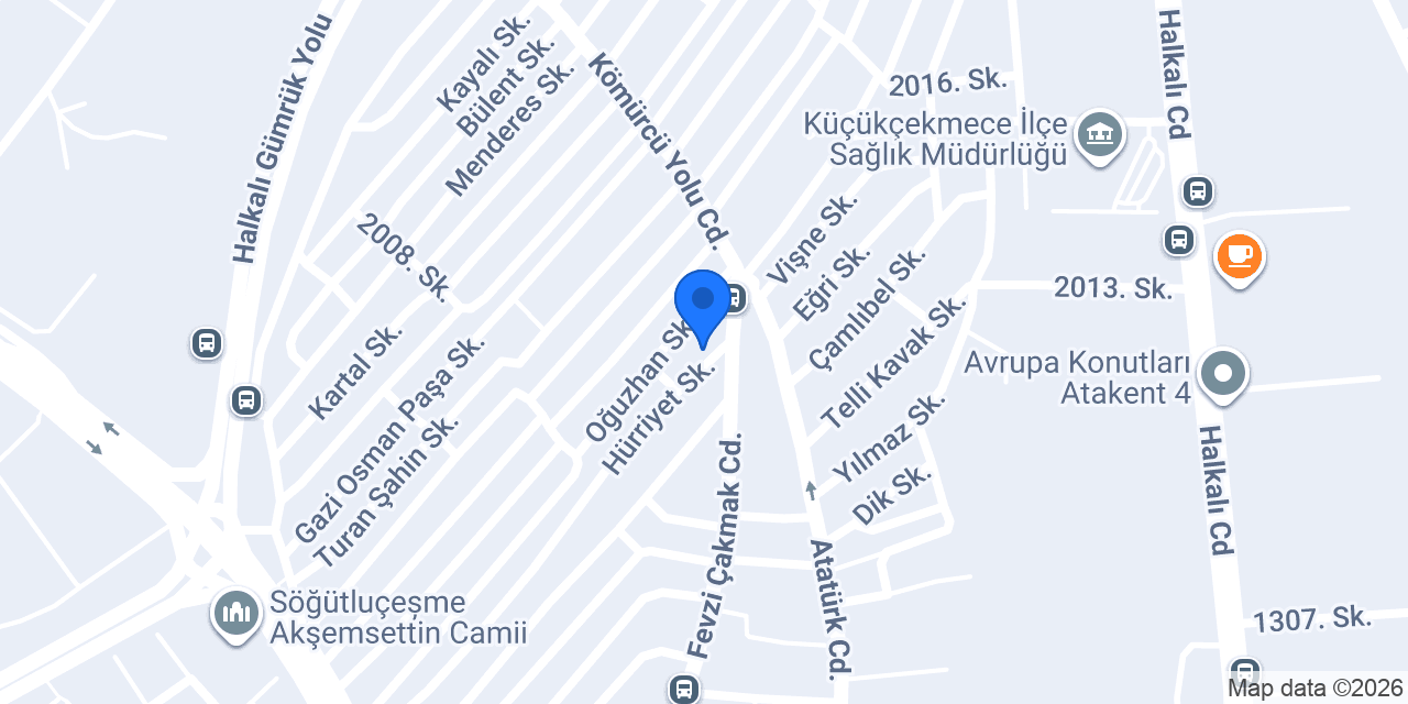 Ptt Kargo Küçükçekmece Meydan Şube konumu
