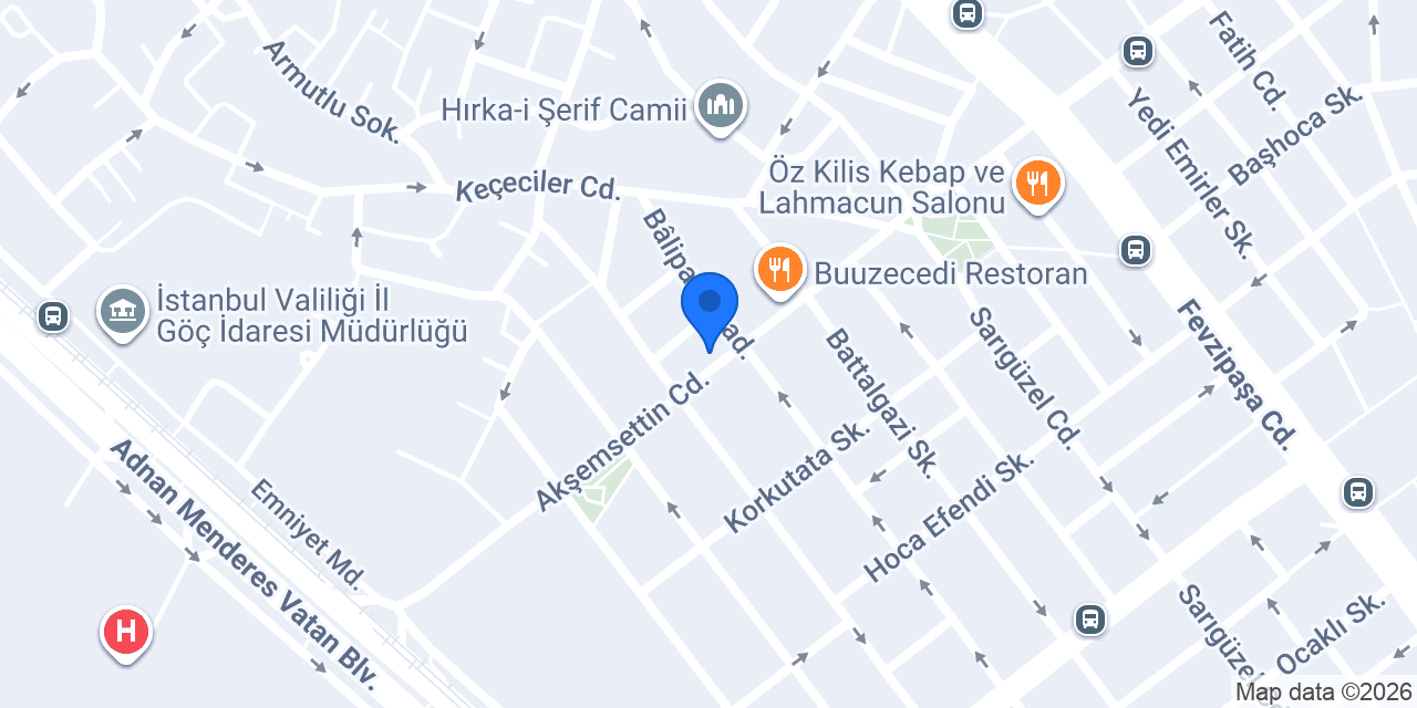 AKŞEMSETTİN ECZANESİ konumu