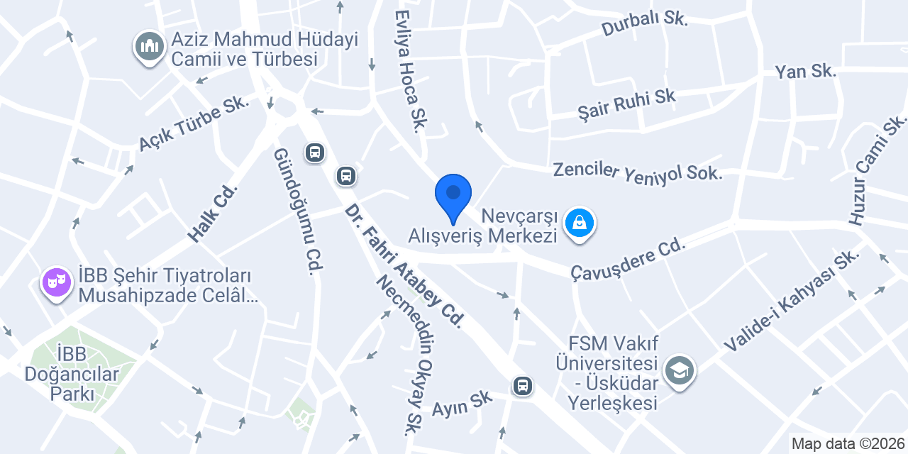 Üsküdar İlçe Emniyet Müdürlüğü konumu