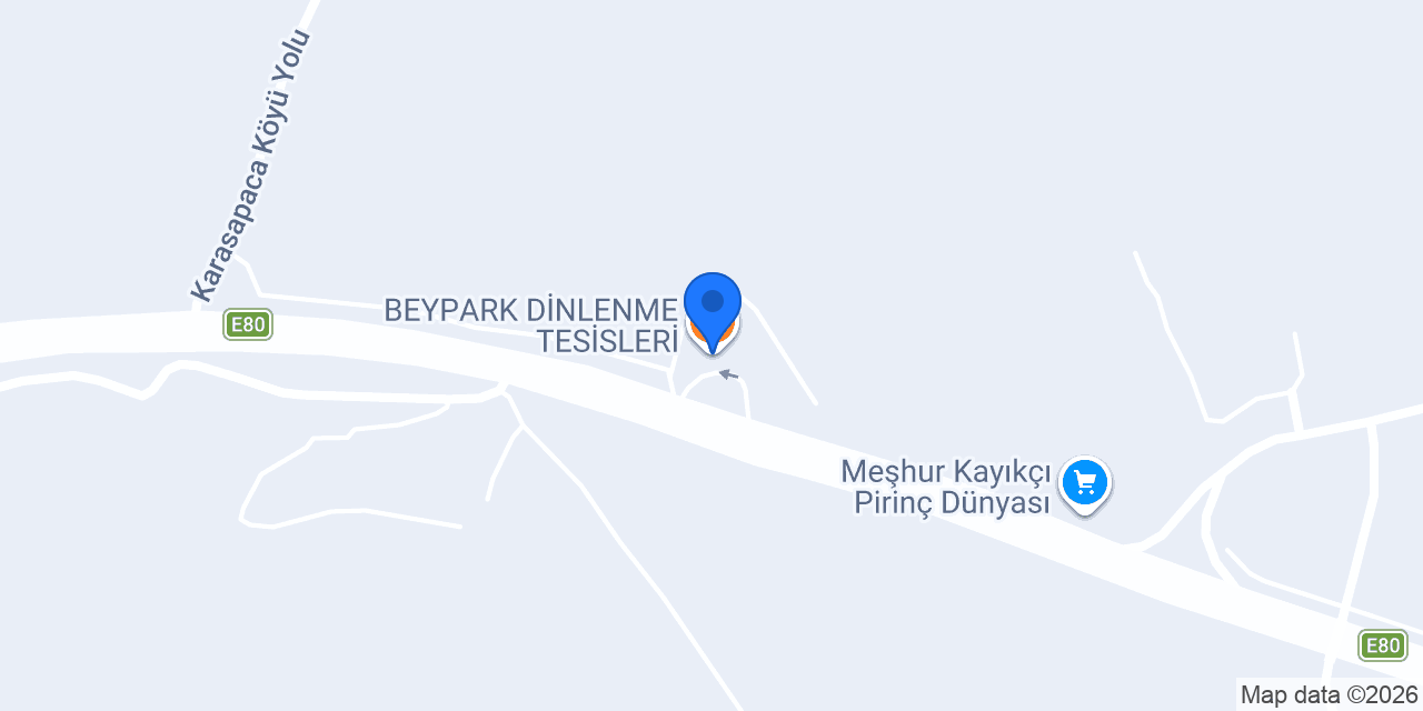 BEYPARK DİNLENME TESİSLERİ konumu