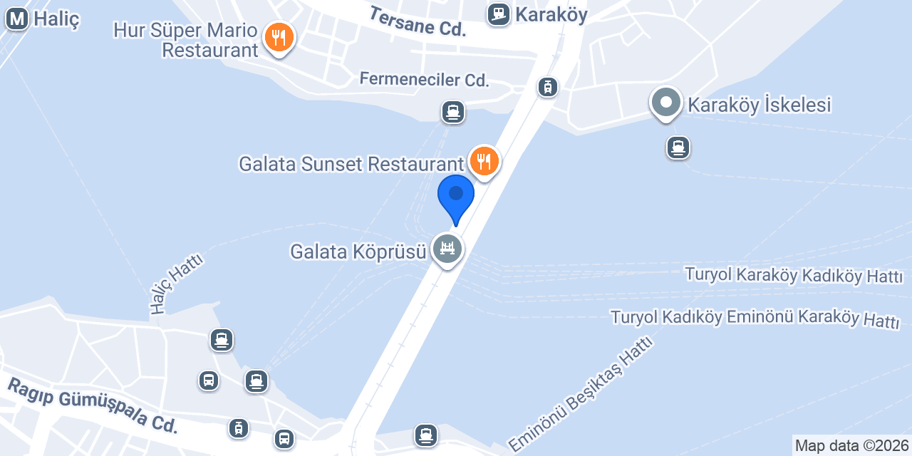 Galata Junior Restaurant konumu