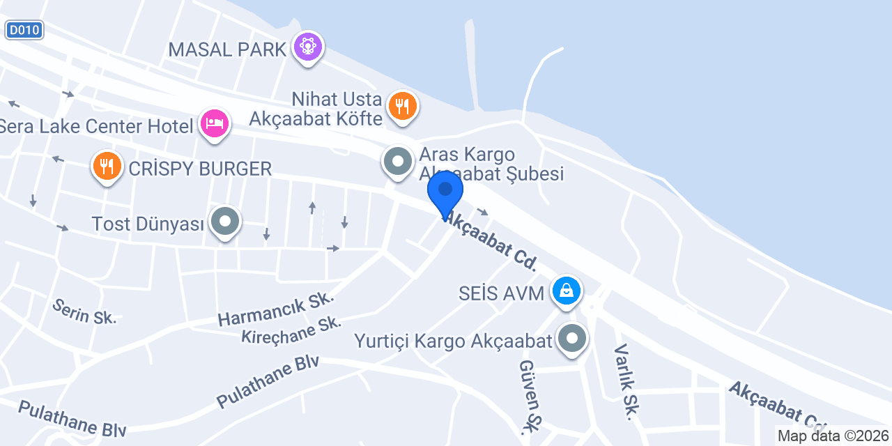 Akbank Akçaabat Şubesi konumu