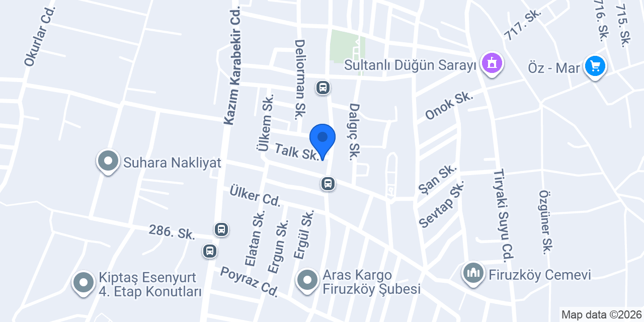 Köşem Şarküteri konumu