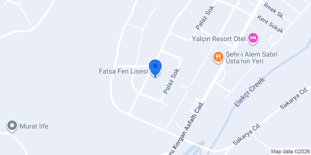 Fatsa Fen Lisesi konumu