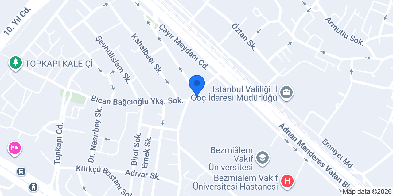 Şah Hukuk Bürosu konumu