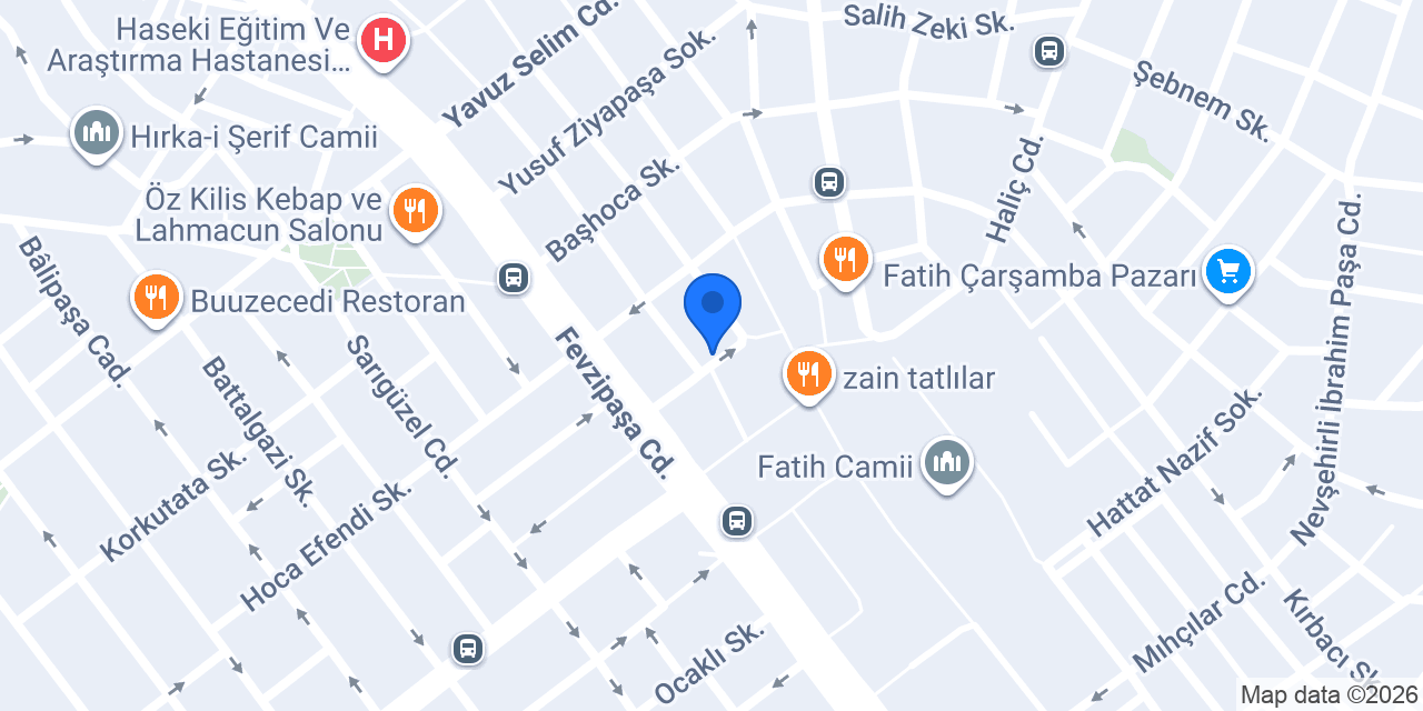 Örnek Nalbur Sıhhi Tesisat konumu