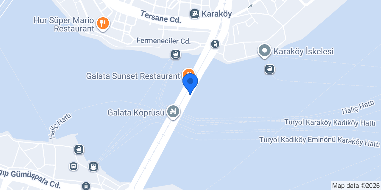 Galata Marmara Balık Restaurant konumu