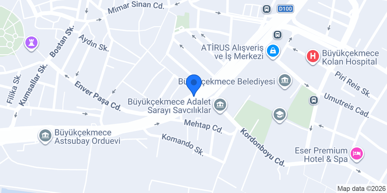 Diş Hekimi Gülizar Çelik konumu
