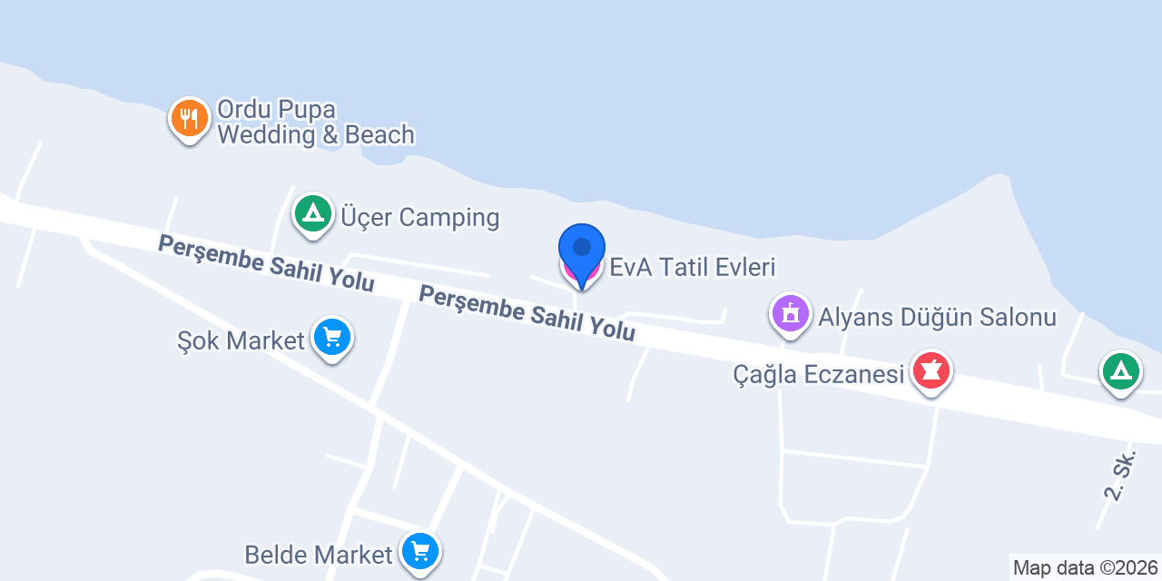 EvA Tatil Evleri konumu